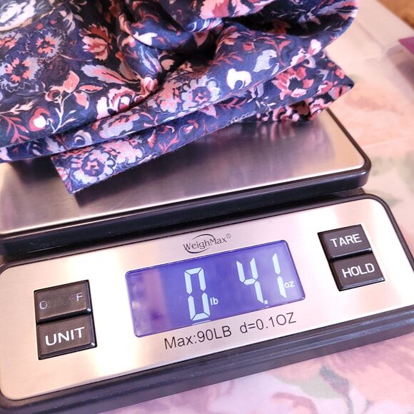 Rebecca Taylor Top Small Navy Floral Keyhole La Vie - Picture 11 of 11